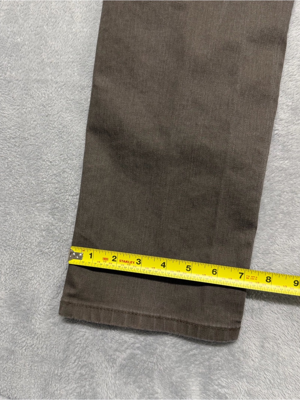 Levis 501 Men’s 34x32 Brown Straight Leg Zipper Classic Fit Jeans - Picture 11 of 11